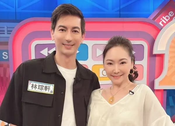 王俐人与老公林琮轩的合影,二人并未离婚(纬来戏剧台提供)